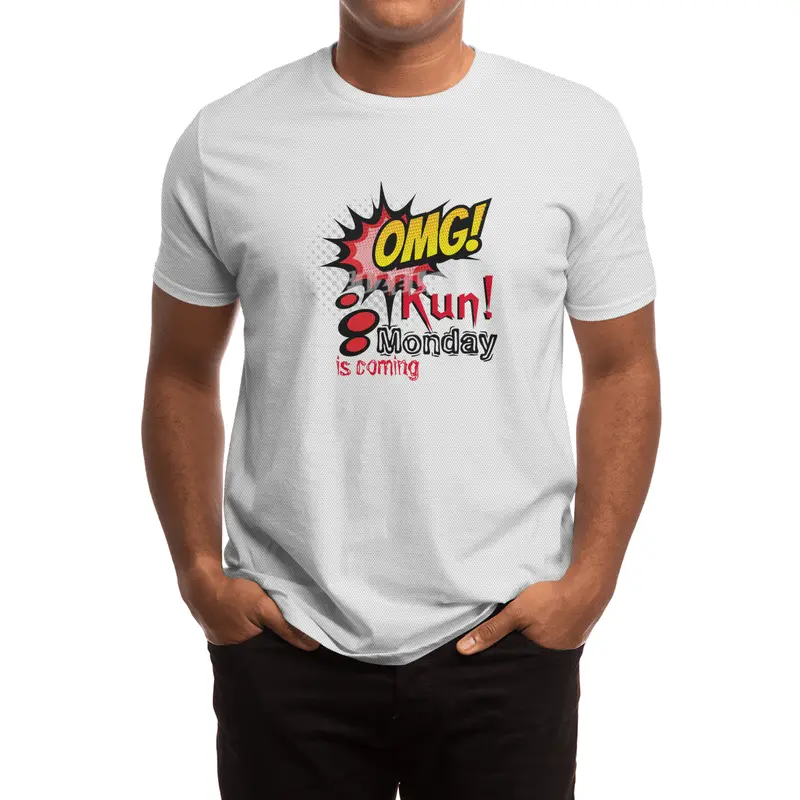 OMG Run! Monday is coming Spor T-Shirt