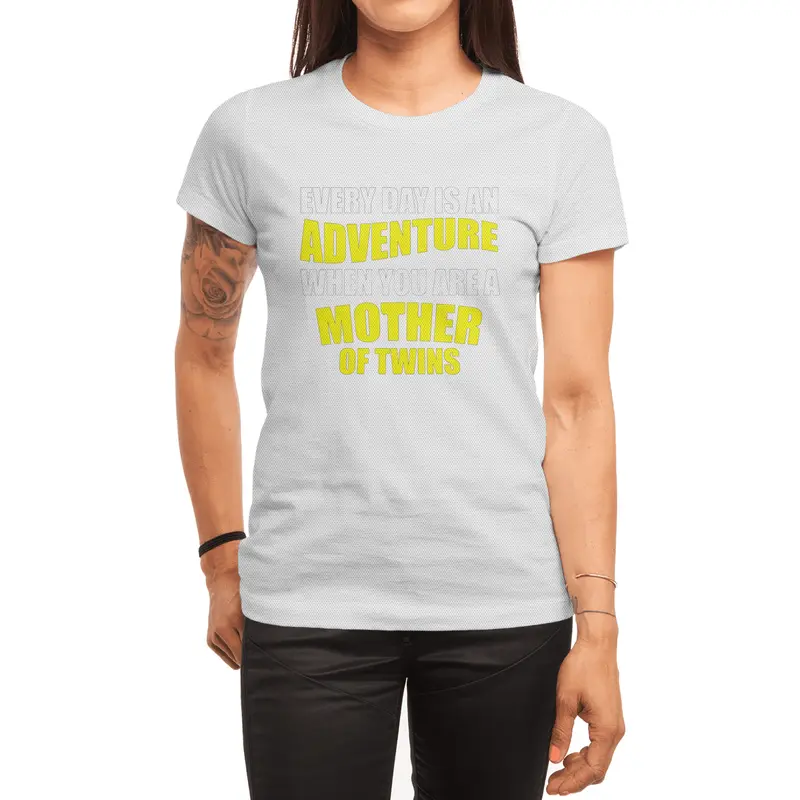 Every Day Is An Adventure When You Are A Mother Of Twins Spor T-Shirt