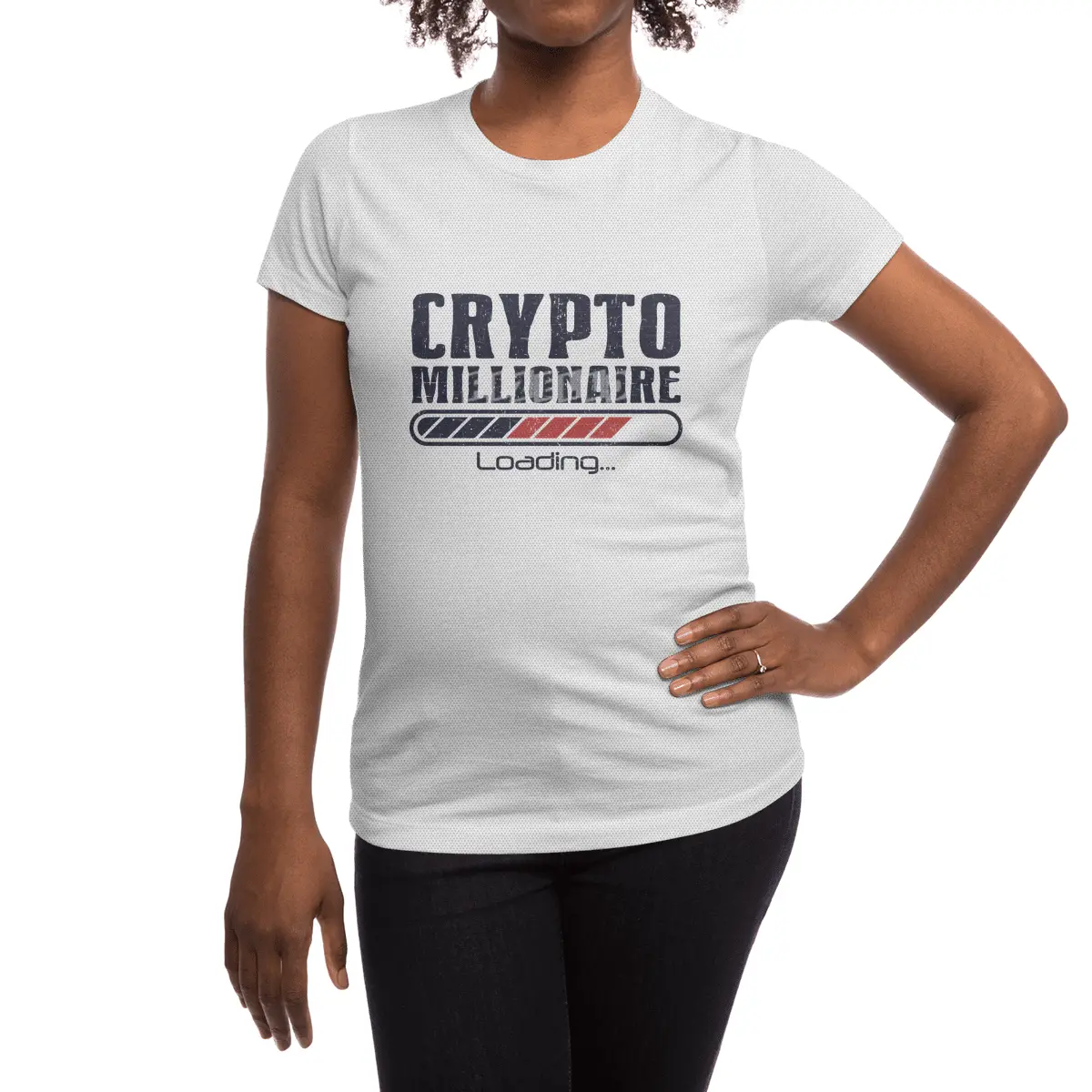Crypto Millionaire Funny Bitcoin Crypto Spor T-Shirt
