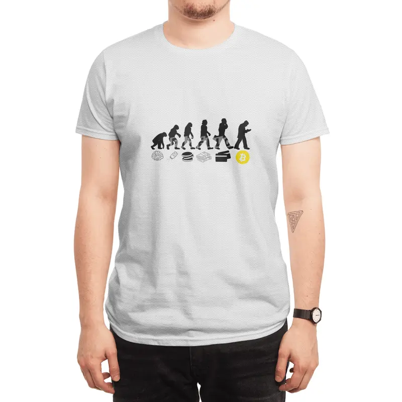 the evolution of money, the future of cryptocurrency, bitcoin and ethereum Spor T-Shirt