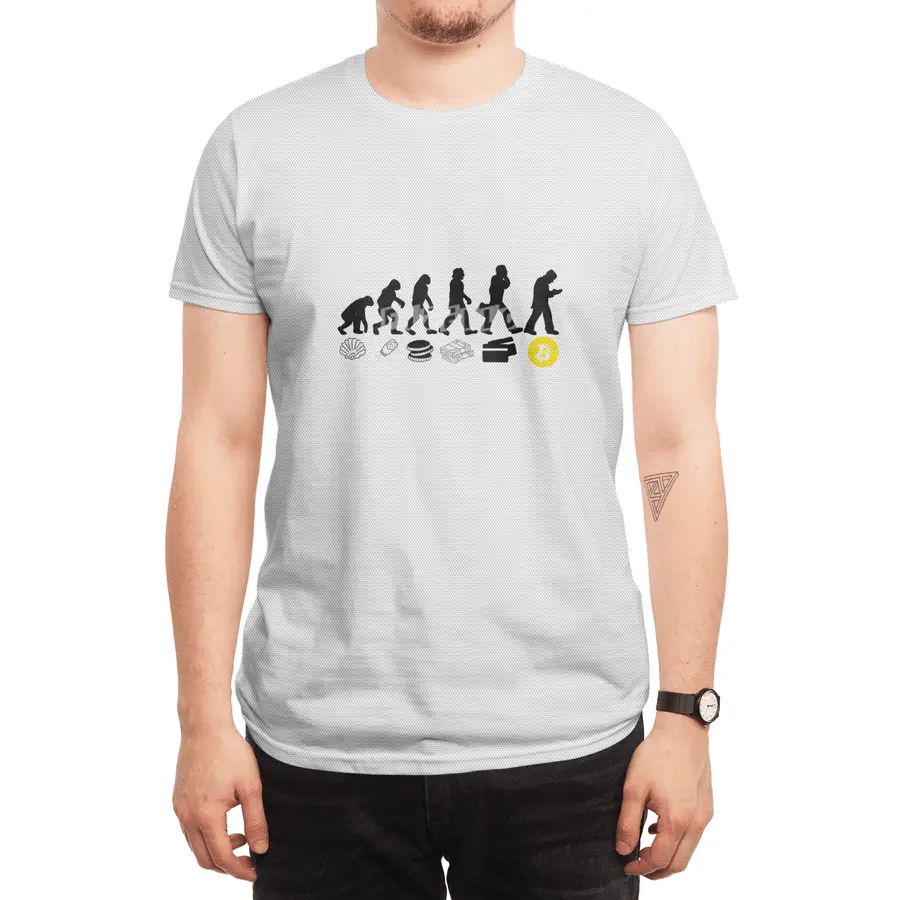 the evolution of money, the future of cryptocurrency, bitcoin and ethereum Spor T-Shirt