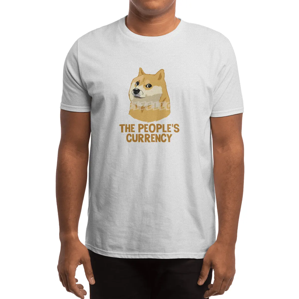 Dogecoin The People Currency Funny Crypto Spor T-Shirt