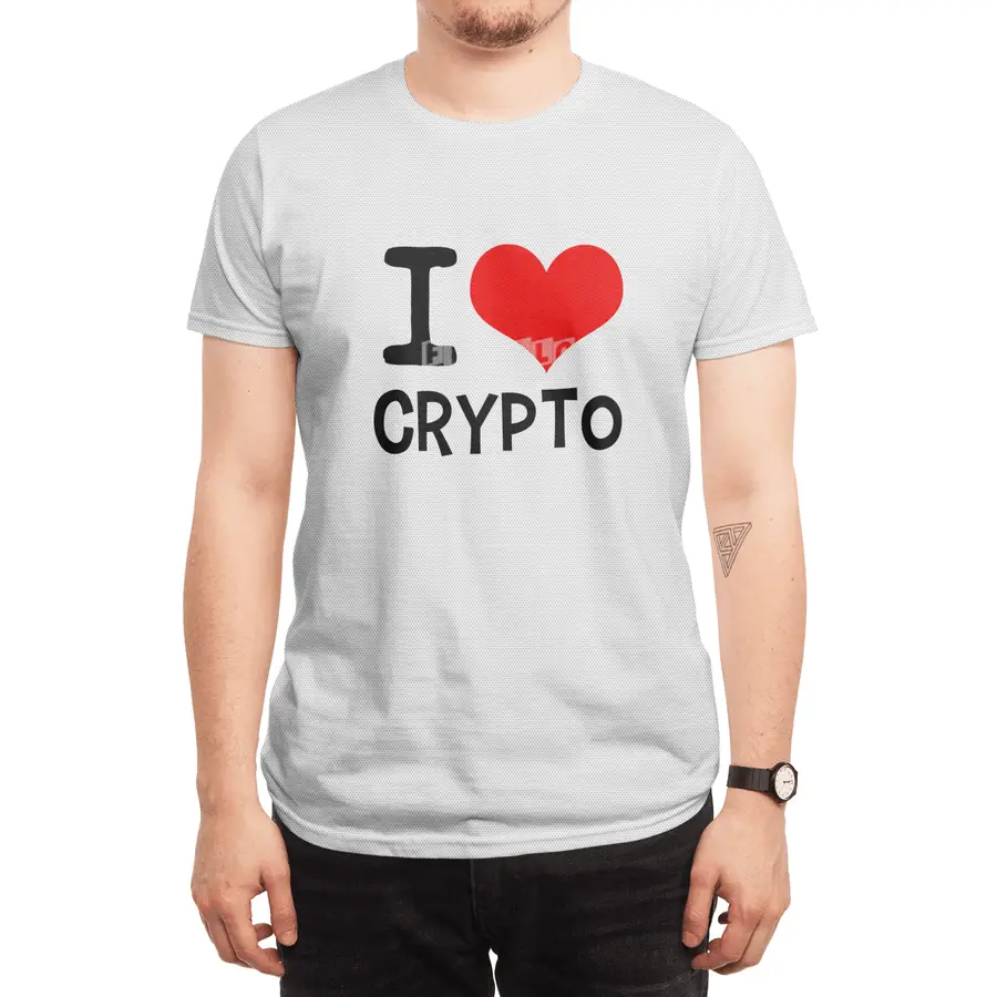 I Love Crypto Currency Spor T-Shirt