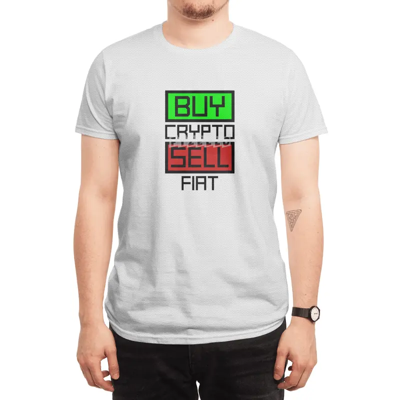 Buy Crypto Sell Fiat Buttons Spor T-Shirt