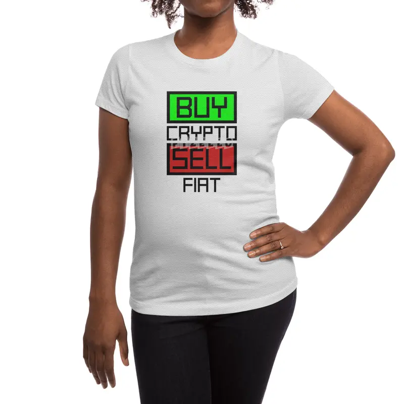 Buy Crypto Sell Fiat Buttons Spor T-Shirt