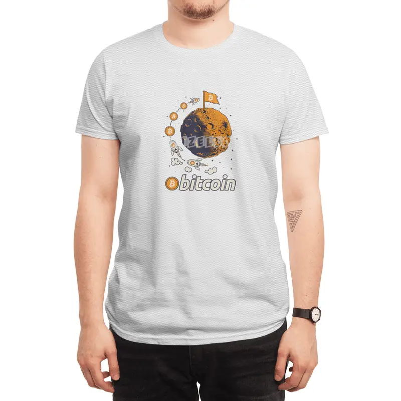 Bitcoin To The Moon Crypto Cryptocurrency Spor T-Shirt