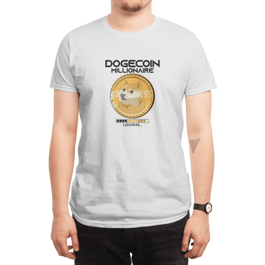 Dogecoin Millionaire Funny Crypto Cryptocurrency Spor T-Shirt