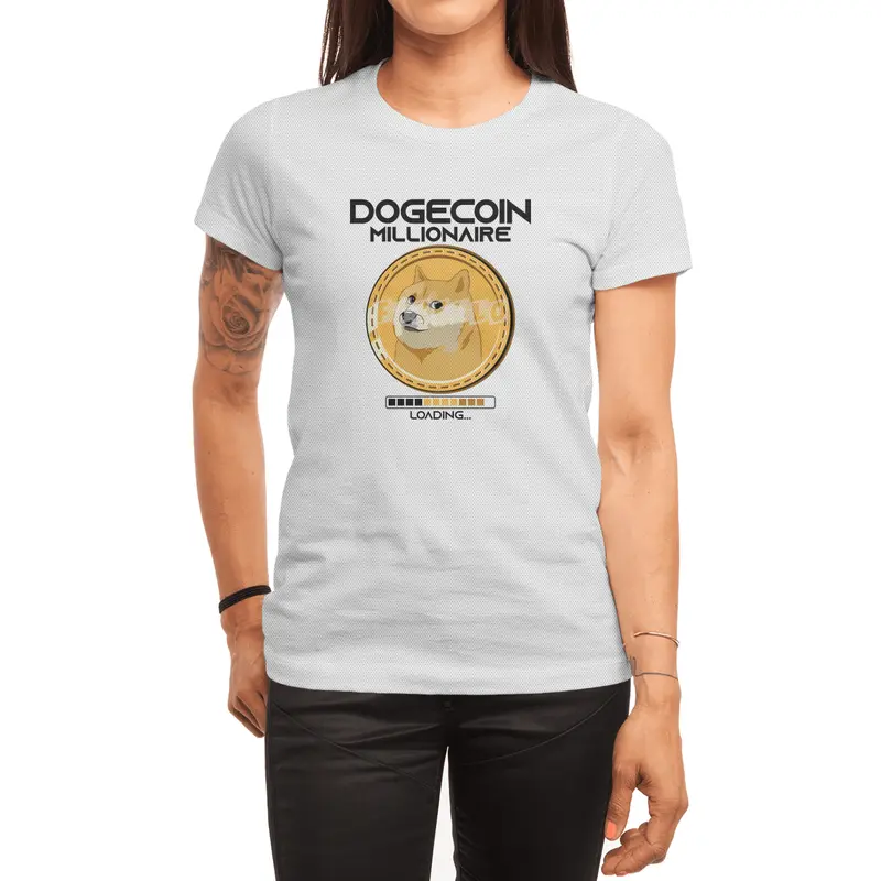 Dogecoin Millionaire Funny Crypto Cryptocurrency Spor T-Shirt