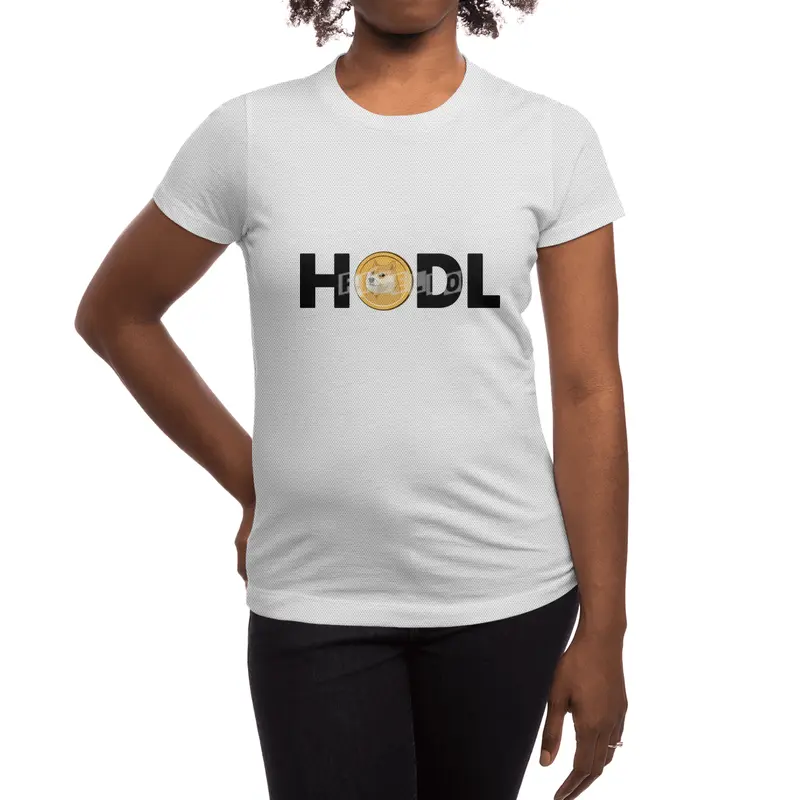 HOLD Dogecoin Funny Doge Crypto Cryptocurrency Spor T-Shirt