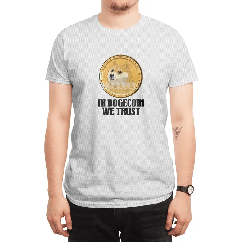 In Dogecoin We Trust Funny Crypto Cryptocurrency Spor T-Shirt