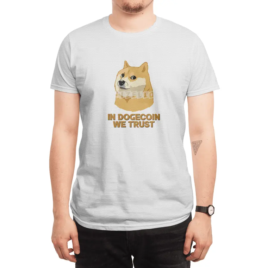 In Dogecoin We Trust Funny Crypto Cryptocurrency Spor T-Shirt