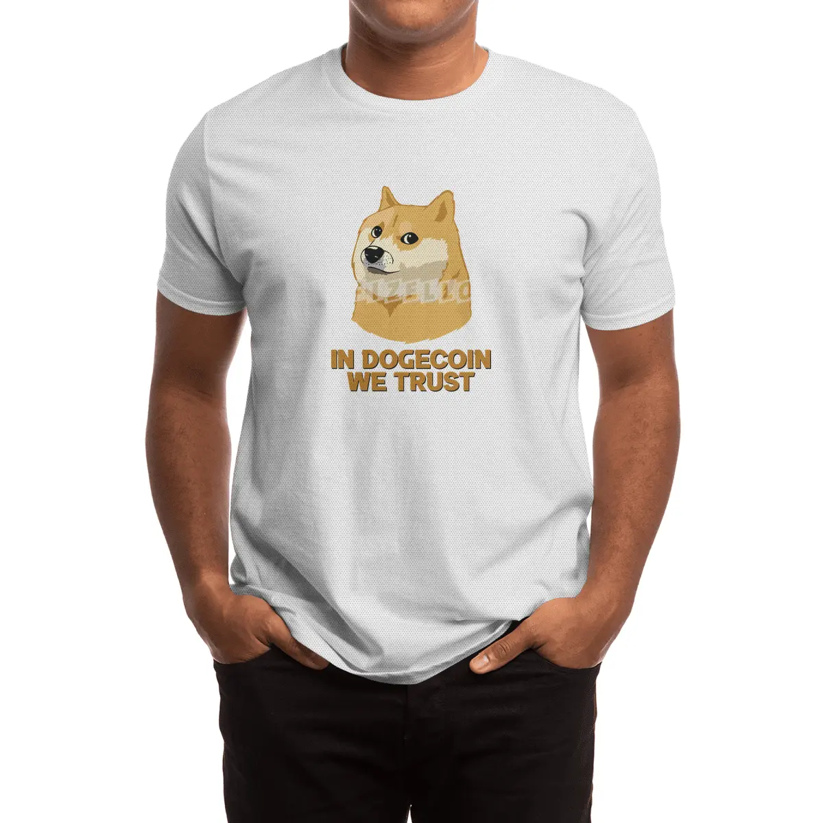 In Dogecoin We Trust Funny Crypto Cryptocurrency Spor T-Shirt