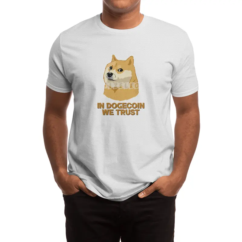 In Dogecoin We Trust Funny Crypto Cryptocurrency Spor T-Shirt