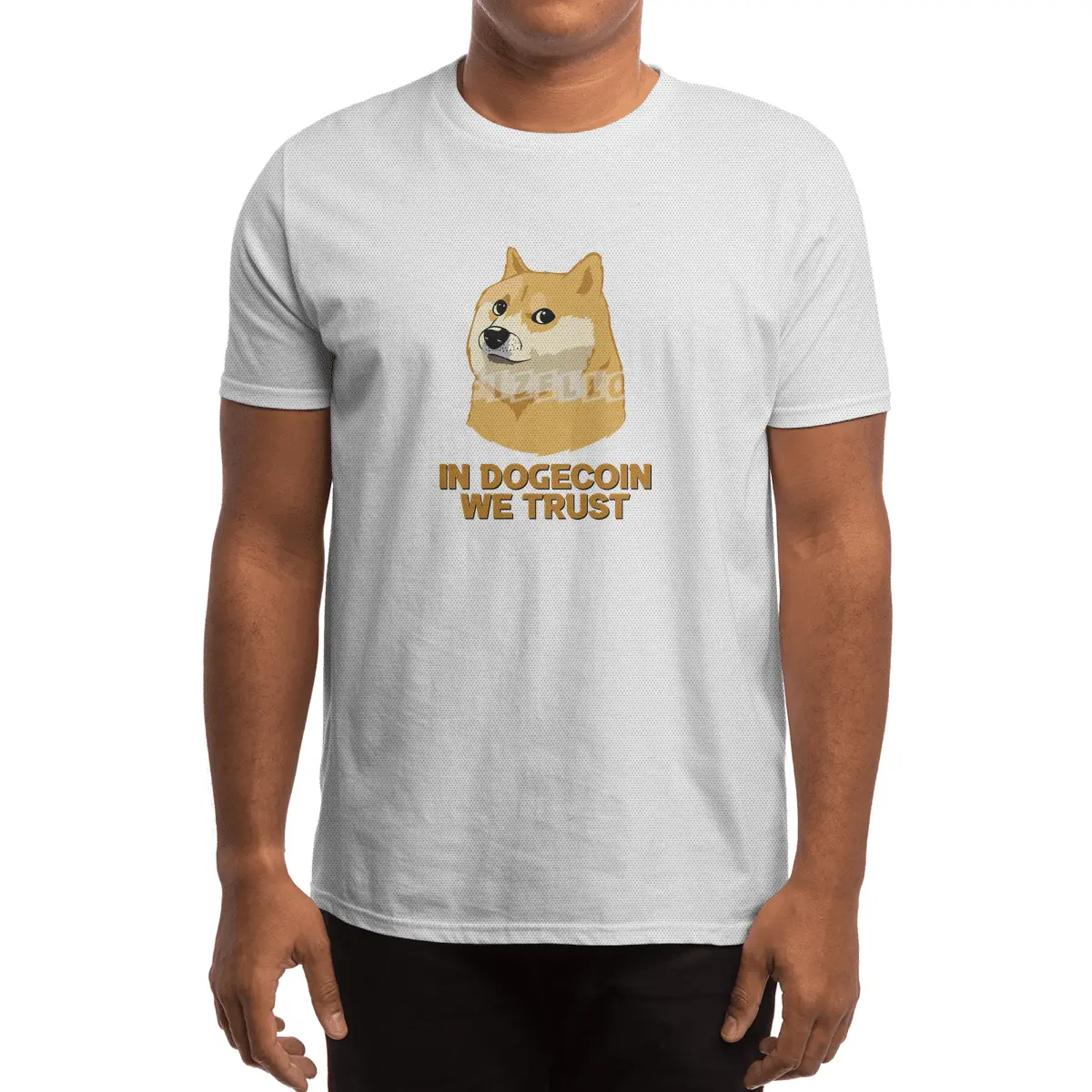 In Dogecoin We Trust Funny Crypto Cryptocurrency Spor T-Shirt