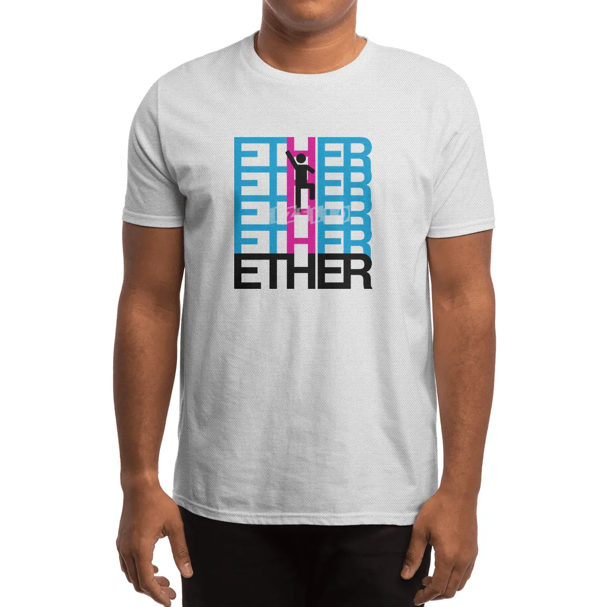 Climb the Ethereum Ladder Spor T-Shirt
