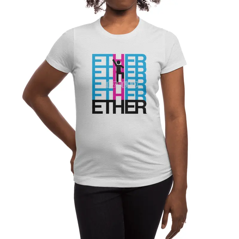 Climb the Ethereum Ladder Spor T-Shirt