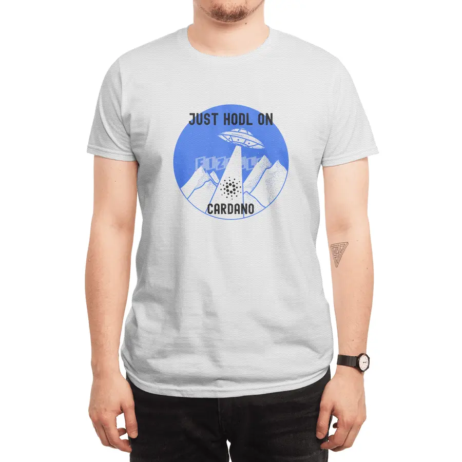 Just Hodl On - Cardano Investor Spor T-Shirt