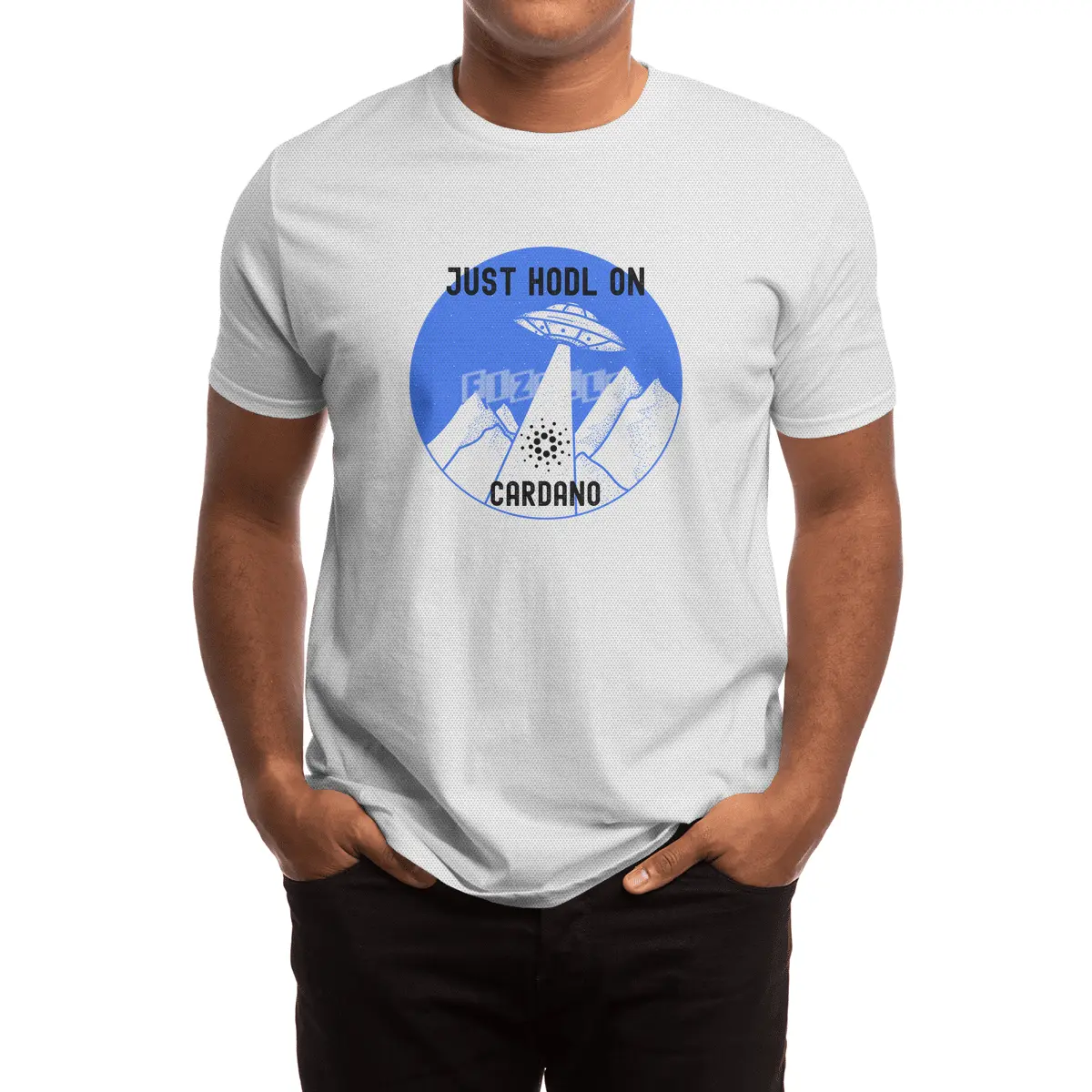 Just Hodl On - Cardano Investor Spor T-Shirt