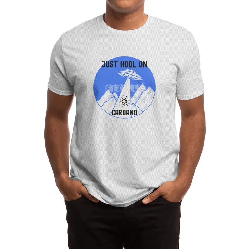 Just Hodl On - Cardano Investor Spor T-Shirt