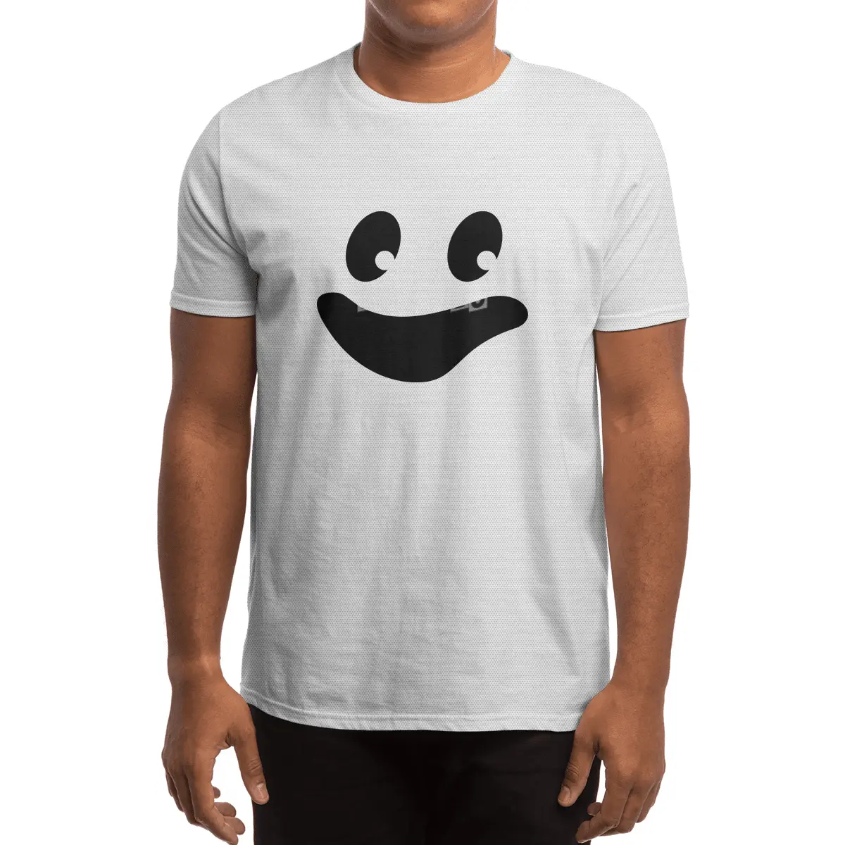 Vintage Retro Halloween Trick Or Treat Ghost Face Spor T-Shirt