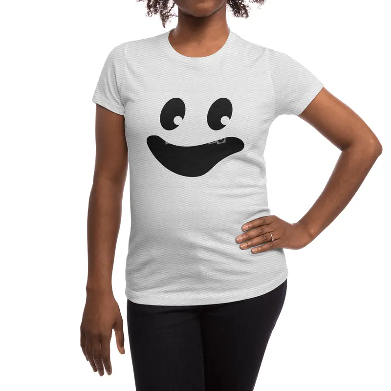 Vintage Retro Halloween Trick Or Treat Ghost Face Spor T-Shirt