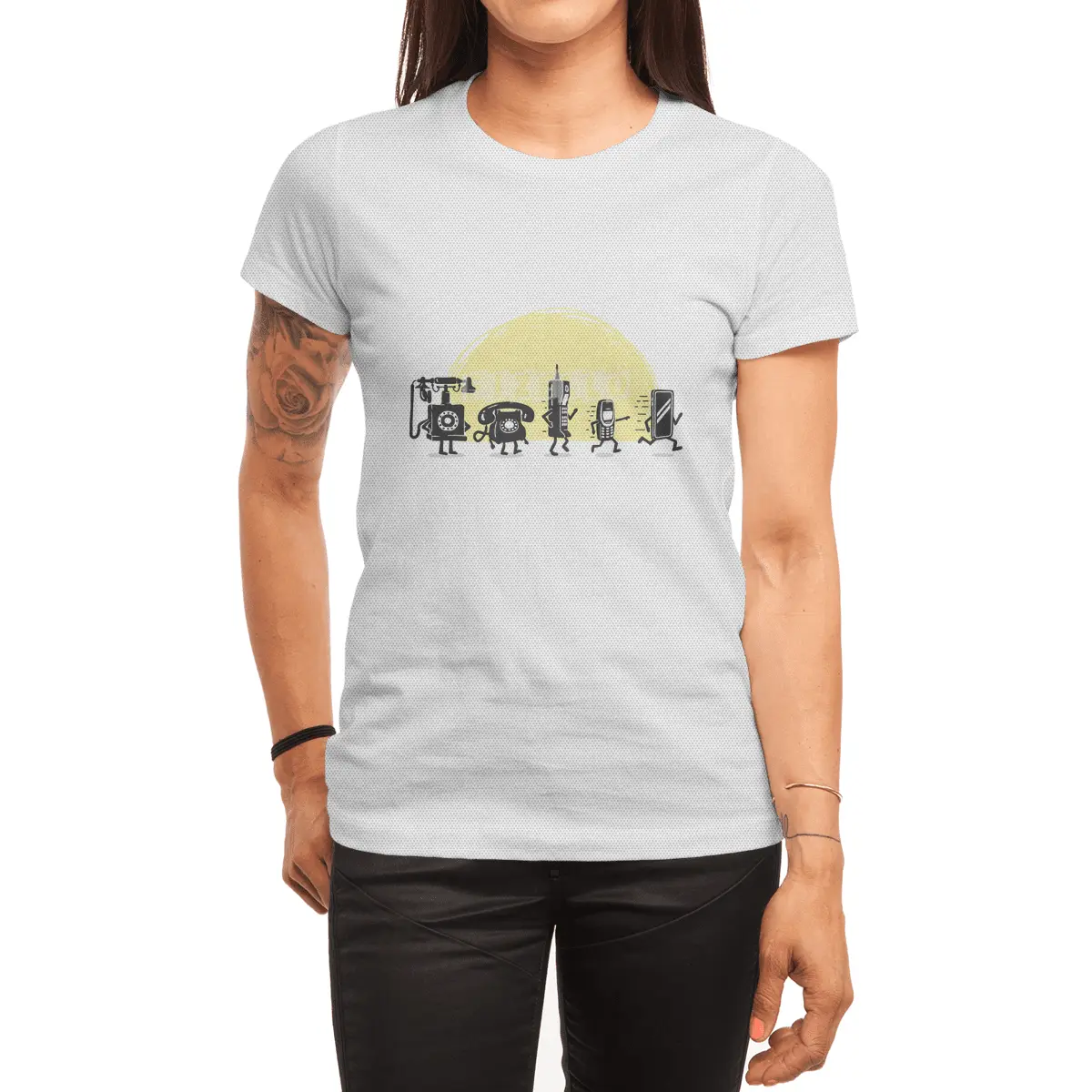 The evolution of the mobile phone Spor T-Shirt