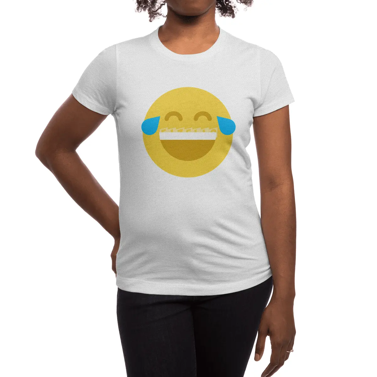 Face With Tears of Joy Spor T-Shirt