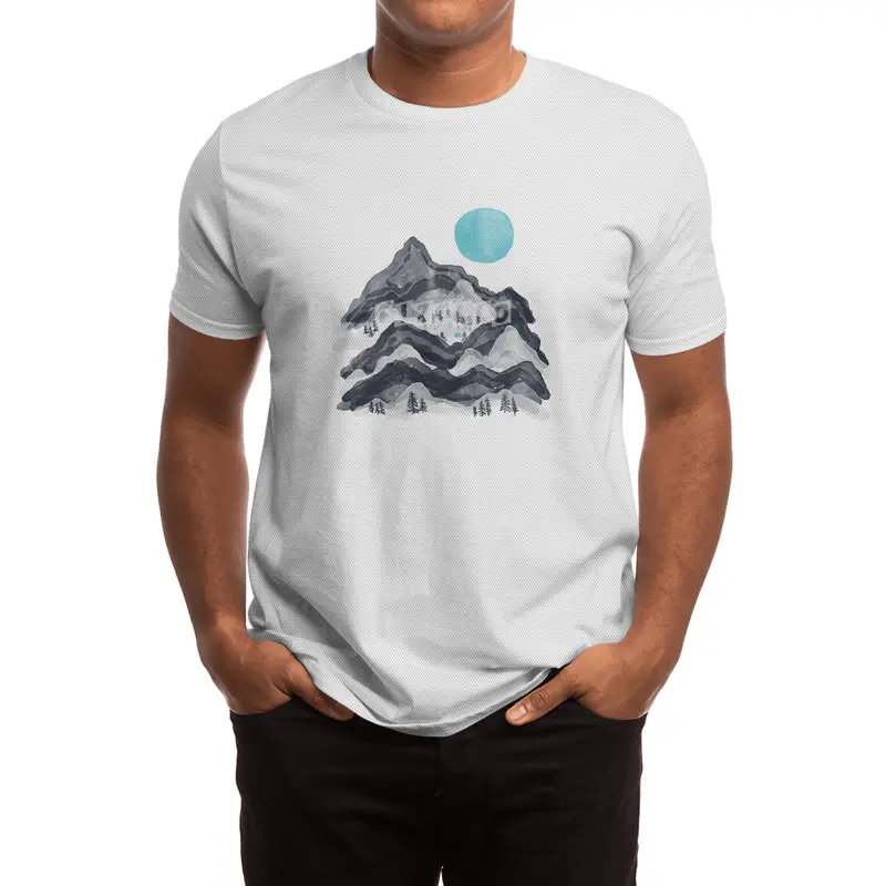 Sun in Moon Lake... Spor T-Shirt