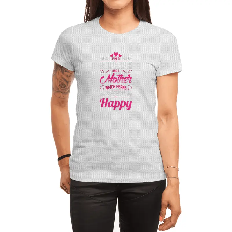 A Nurse Mother Means I Am Exhausted Happy Spor T-Shirt