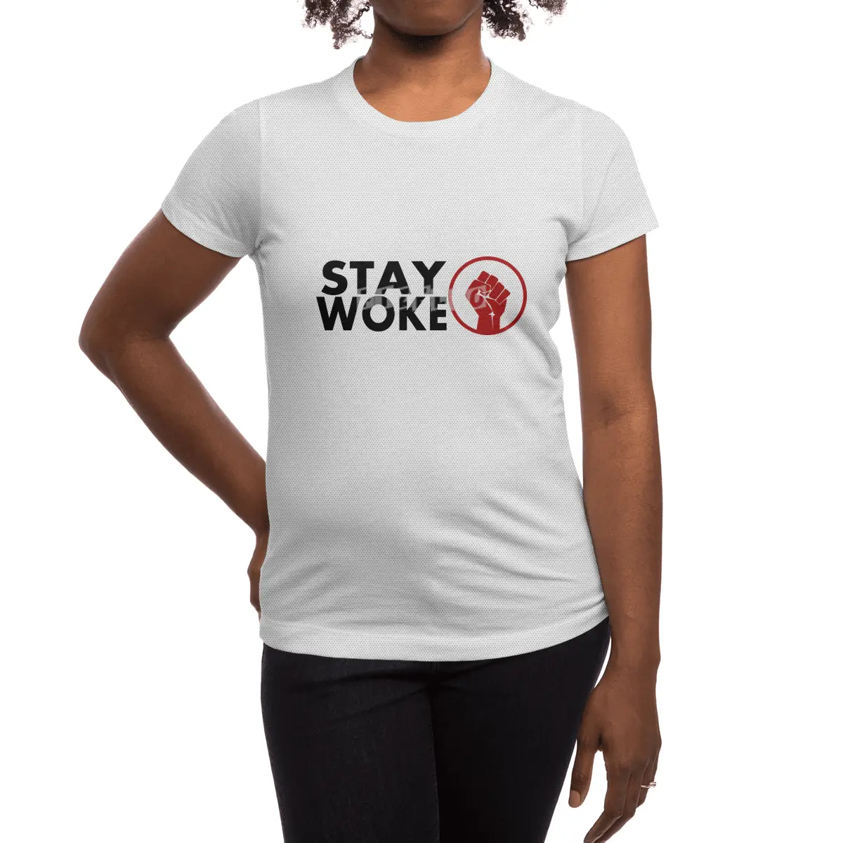 Stay Woke Black Lives Matter Protest Spor T-Shirt