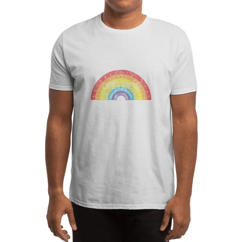 Science is Real Black Lives Matter Rainbow Shirt Vintage Spor T-Shirt
