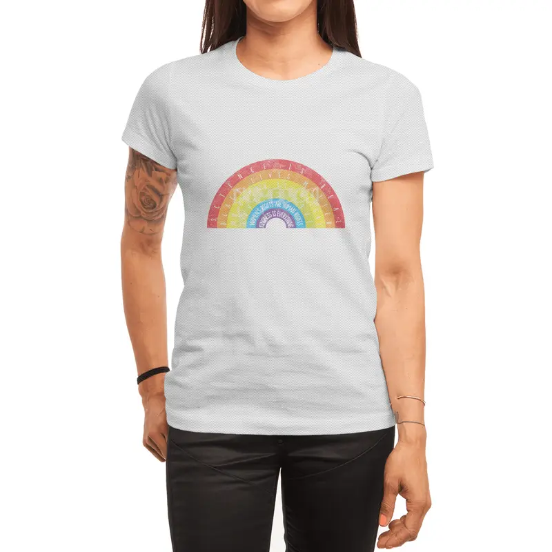 Science is Real Black Lives Matter Rainbow Shirt Vintage Spor T-Shirt