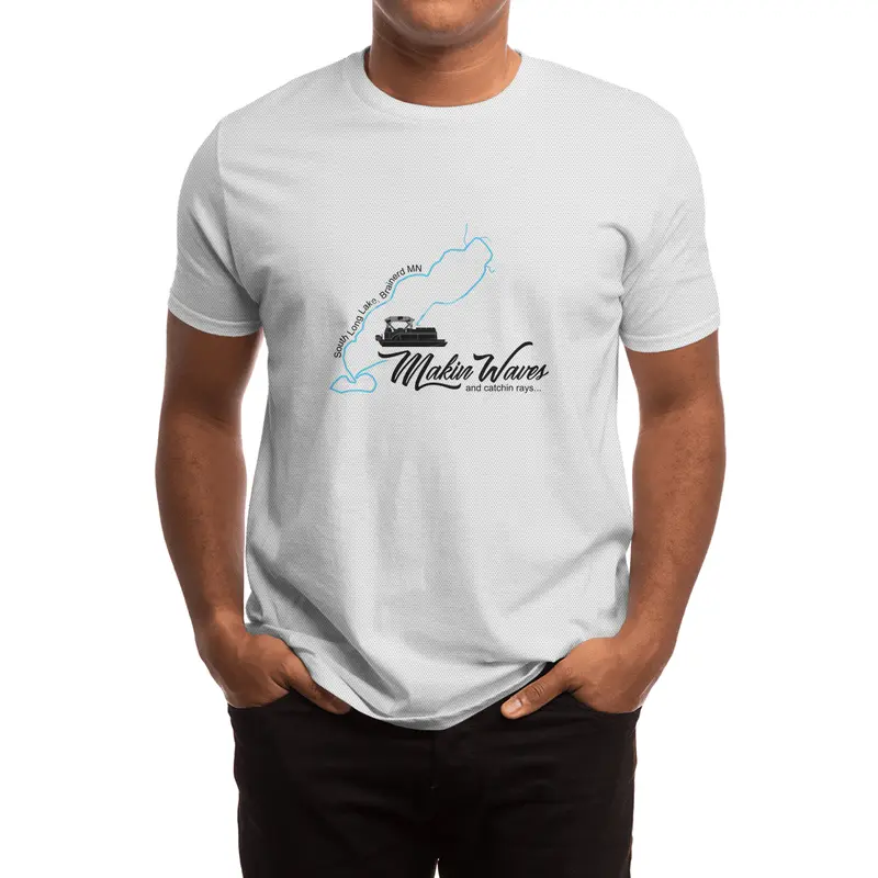 South Long Lake | Makin Waves | Black Lettering Spor T-Shirt