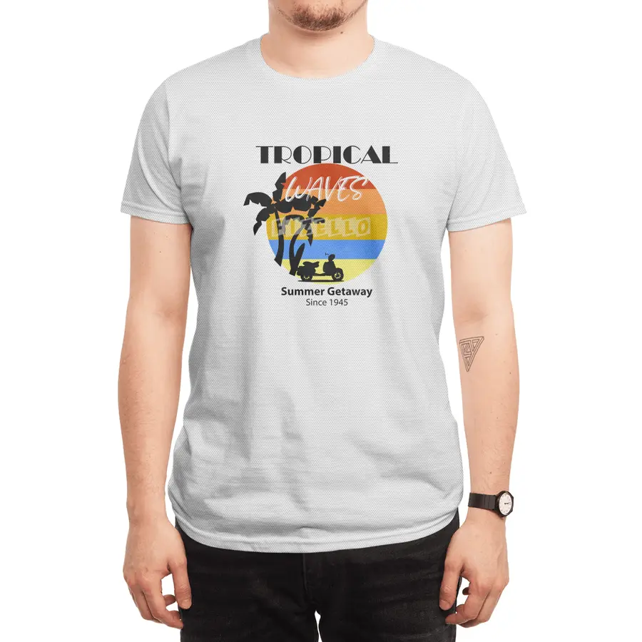 Tropical Waves Summer Getaway Spor T-Shirt