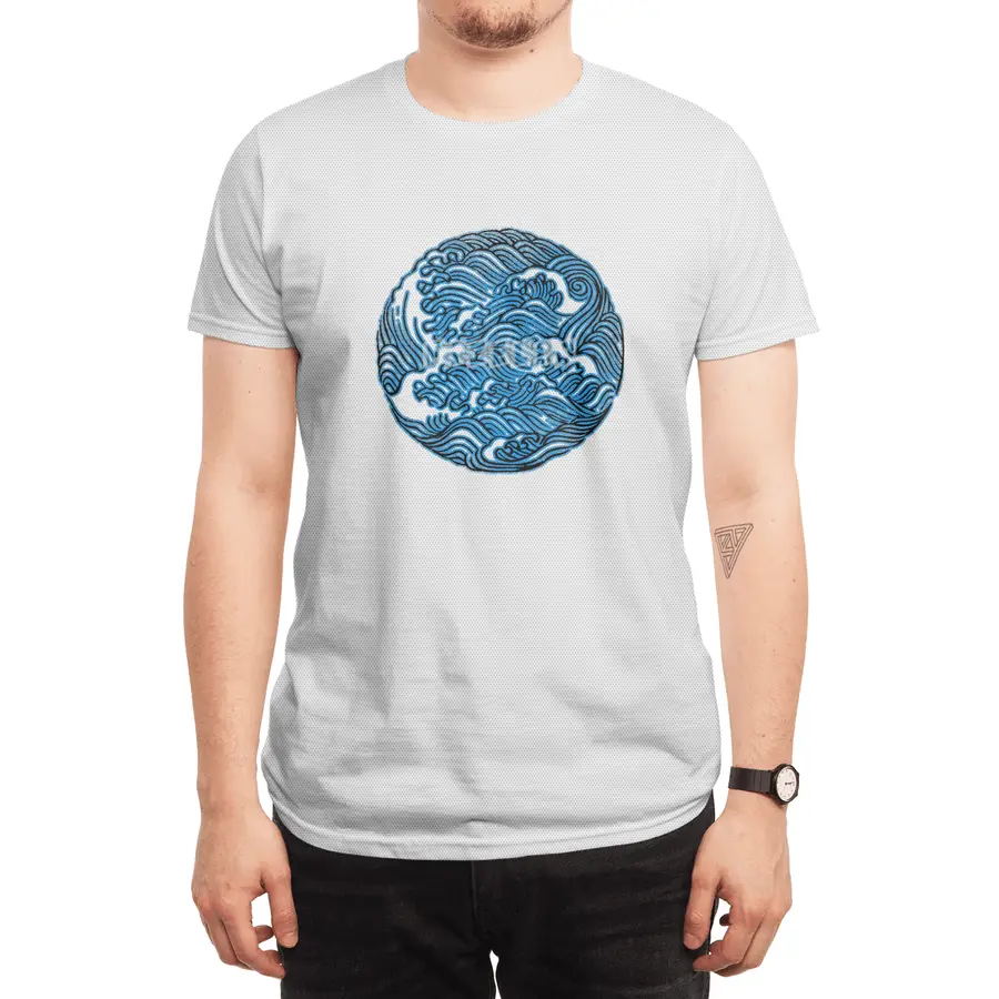 Ha Bun Shu Waves Refined Spor T-Shirt