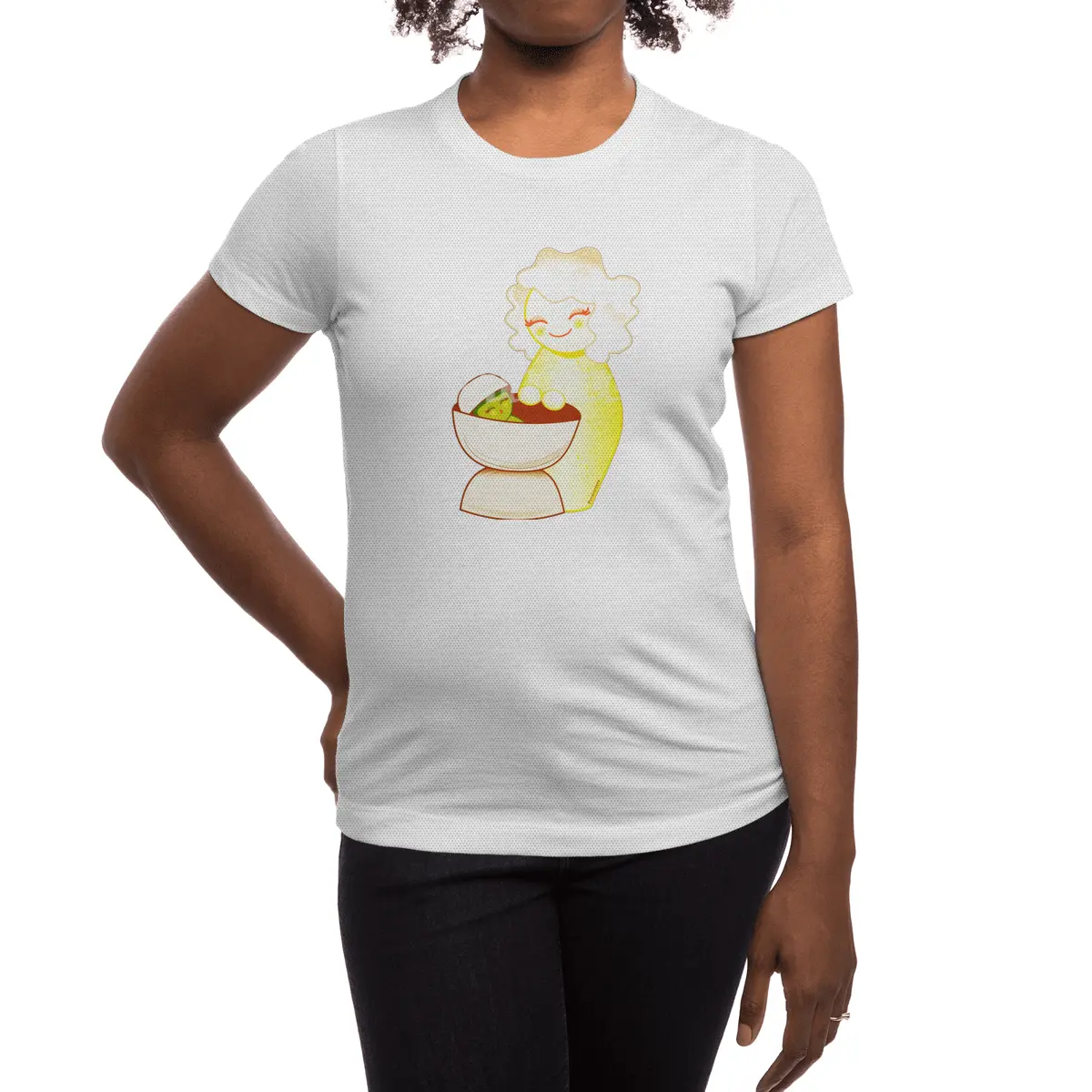 Kokeshis Sweet mother and Little Pistachio Spor T-Shirt