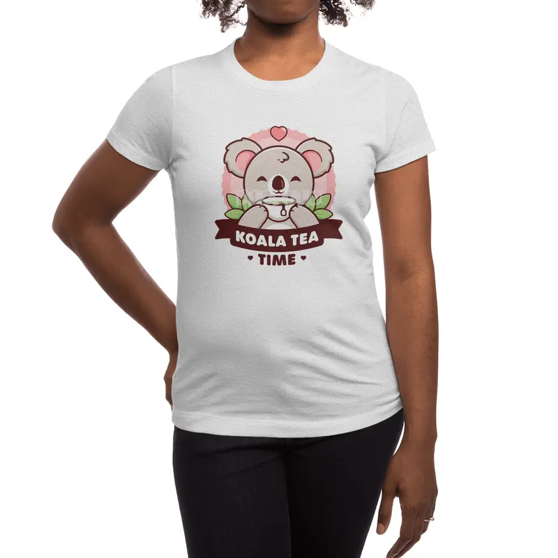 Koala-Tea Time - Cute Koala Pun Spor T-Shirt
