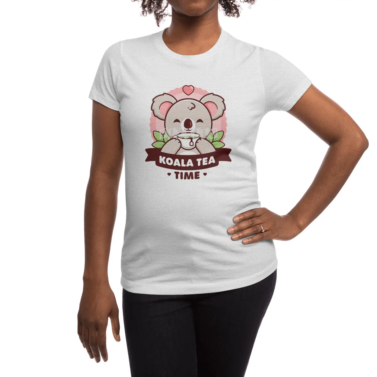Koala-Tea Time - Cute Koala Pun Spor T-Shirt