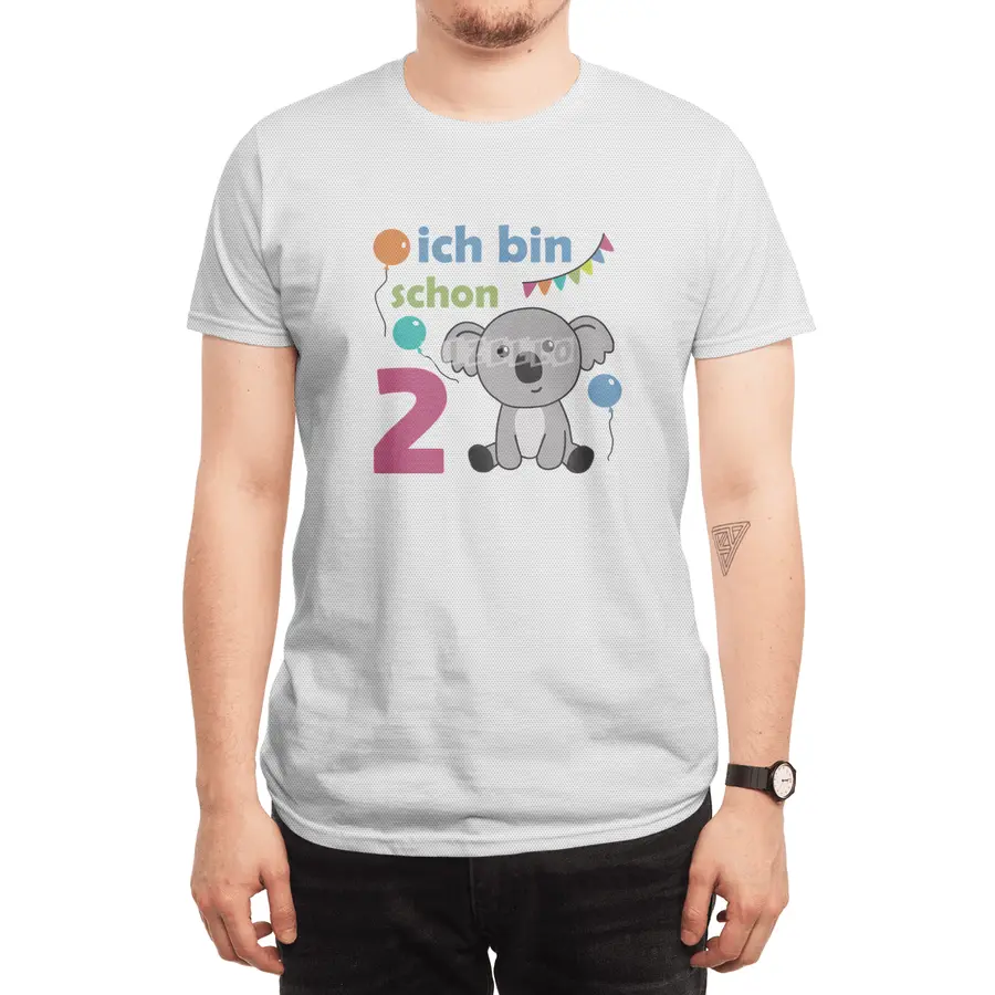 2nd Birthday Koala Two Years Old Cute Animals Spor T-Shirt