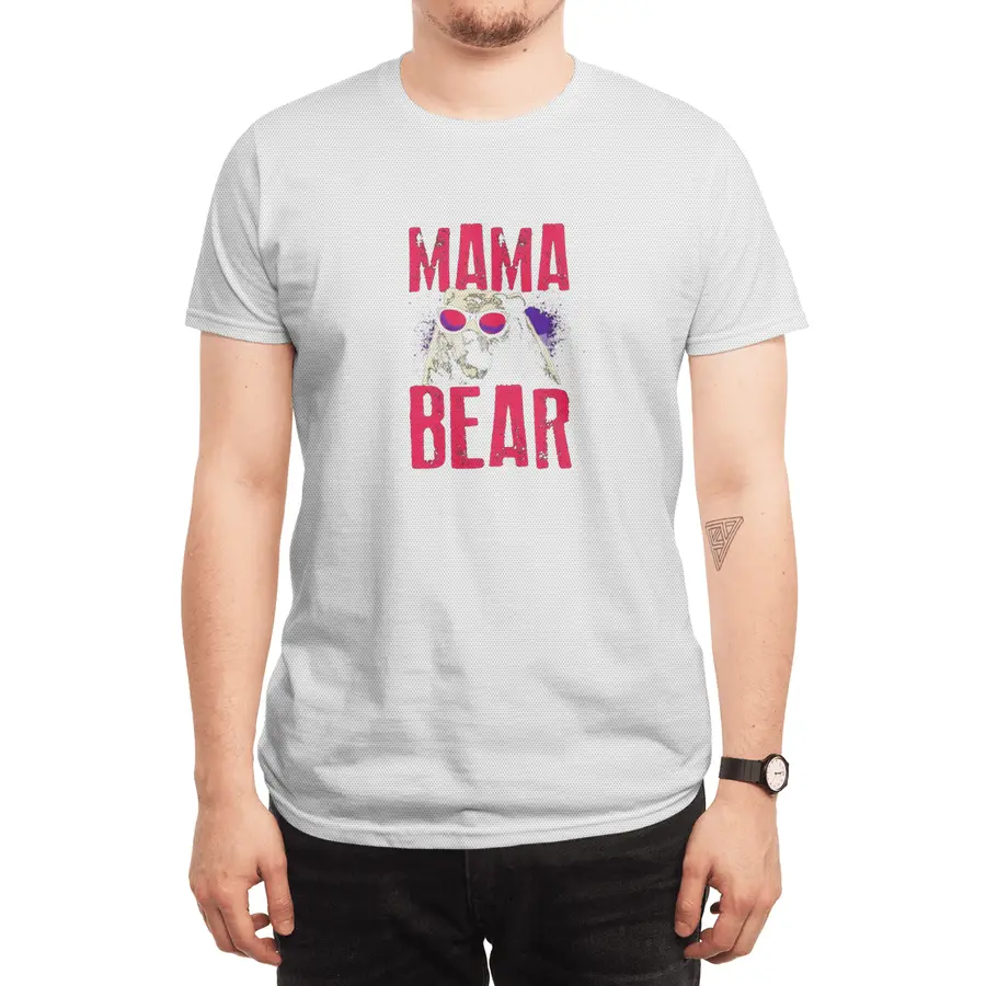Mama Bear Mom Mother Mothers Day Matching Family For Women Spor T-Shirt