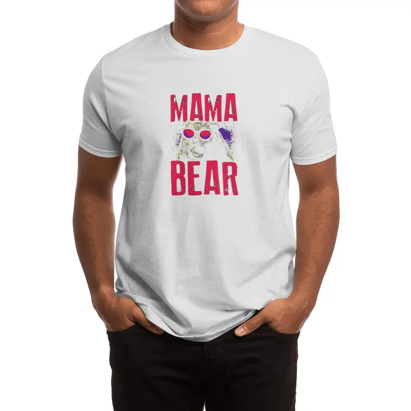 Mama Bear Mom Mother Mothers Day Matching Family For Women Spor T-Shirt