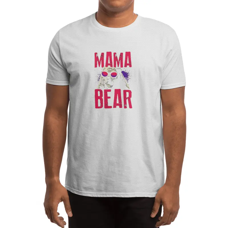 Mama Bear Mom Mother Mothers Day Matching Family For Women Spor T-Shirt