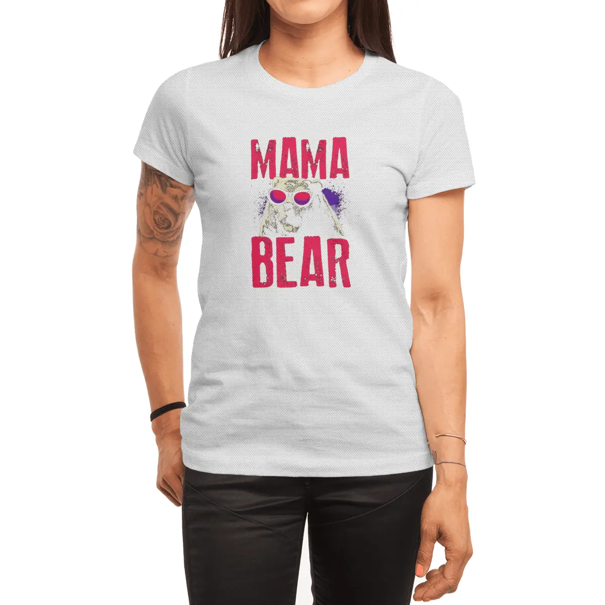 Mama Bear Mom Mother Mothers Day Matching Family For Women Spor T-Shirt