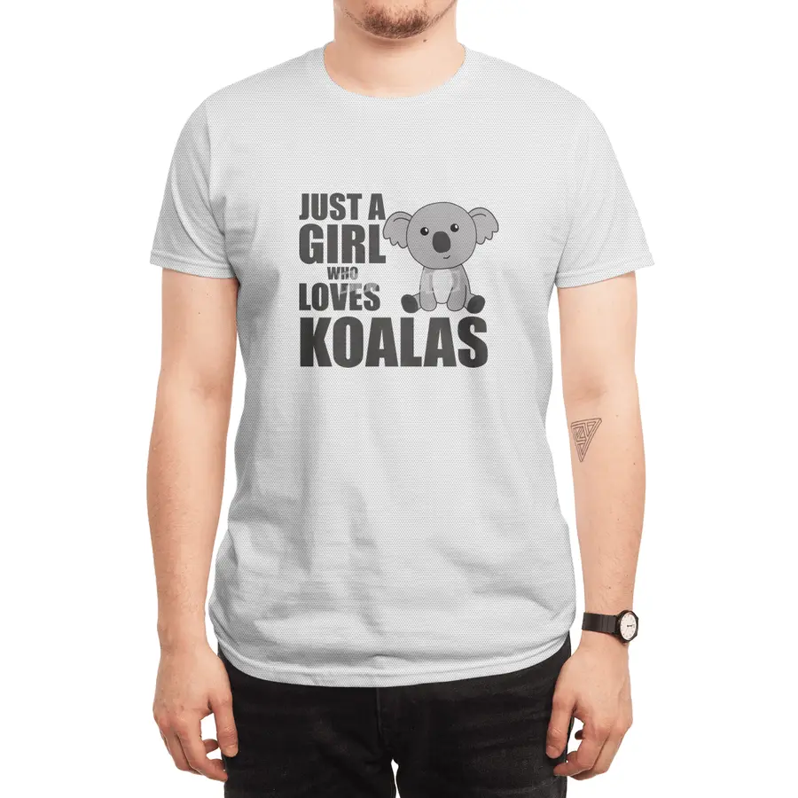 Just A Girl Who Loves Koalas Cute Koala Bear Spor T-Shirt