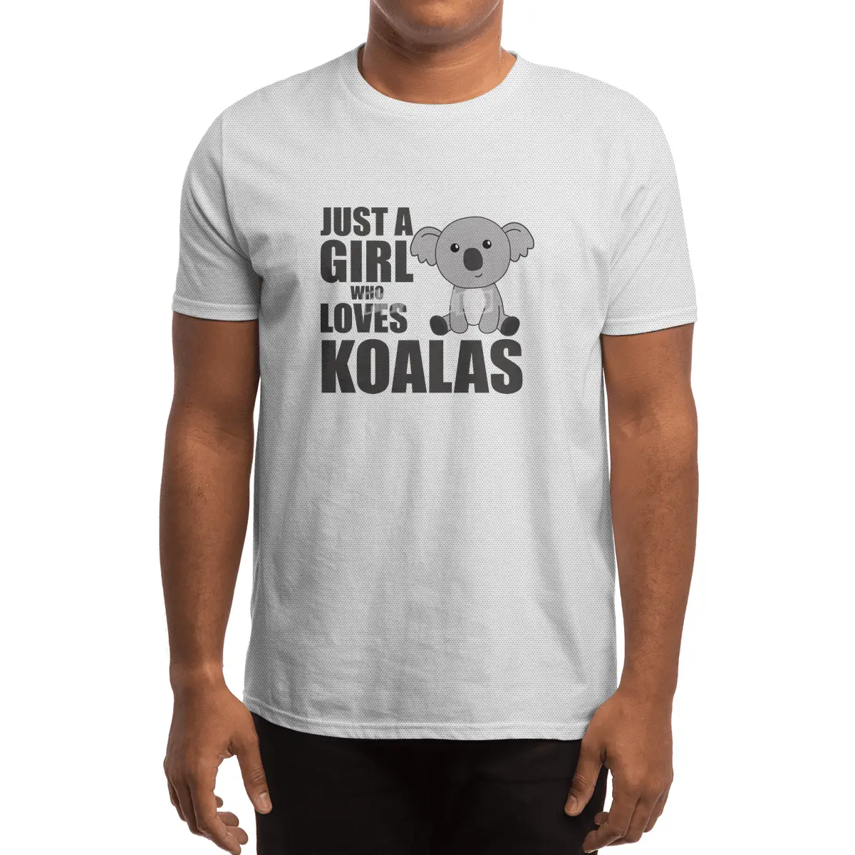 Just A Girl Who Loves Koalas Cute Koala Bear Spor T-Shirt