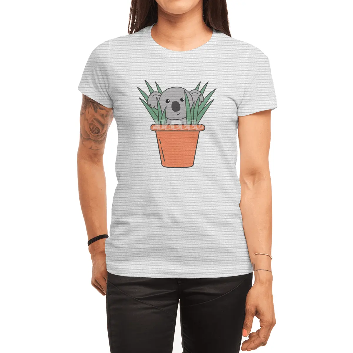 Koala In Flower Top Funny Koala Bear Koalas Spor T-Shirt