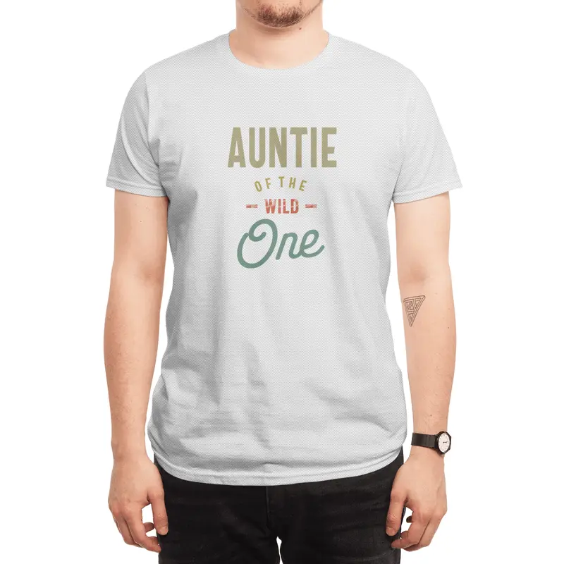Auntie Of The Wild One - Aunt Gift Spor T-Shirt