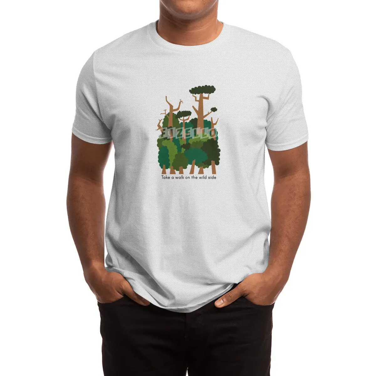 Take a Walk on the Wild Side (natural) Spor T-Shirt