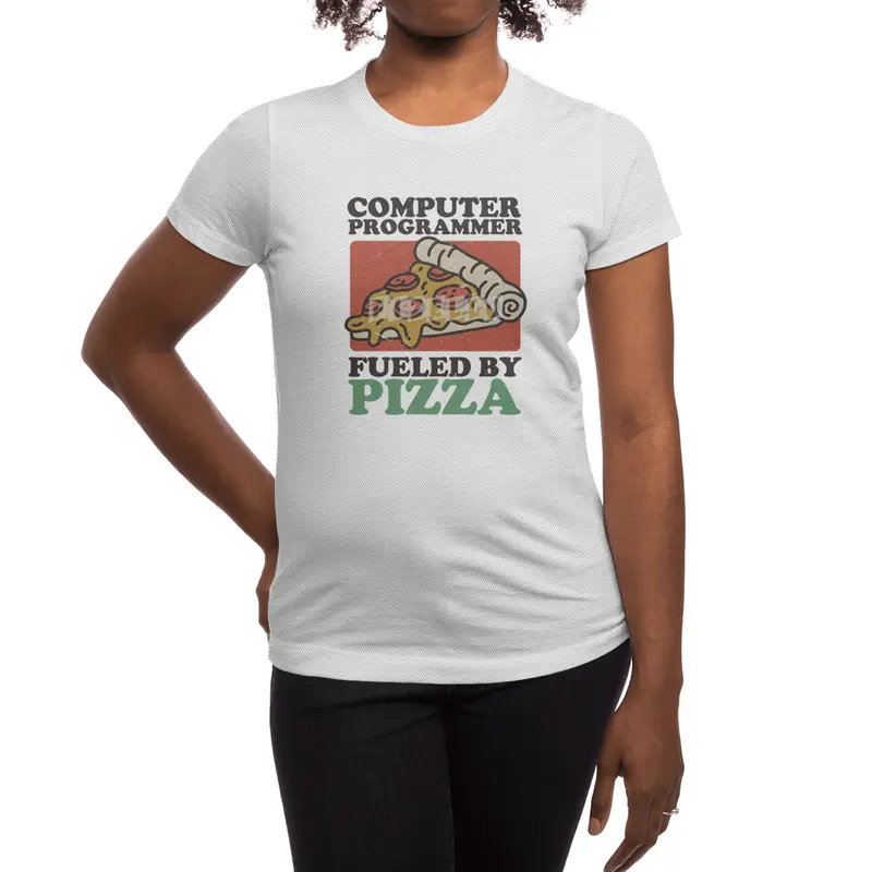 Computer Programmer Fueled By Pizza Spor T-Shirt