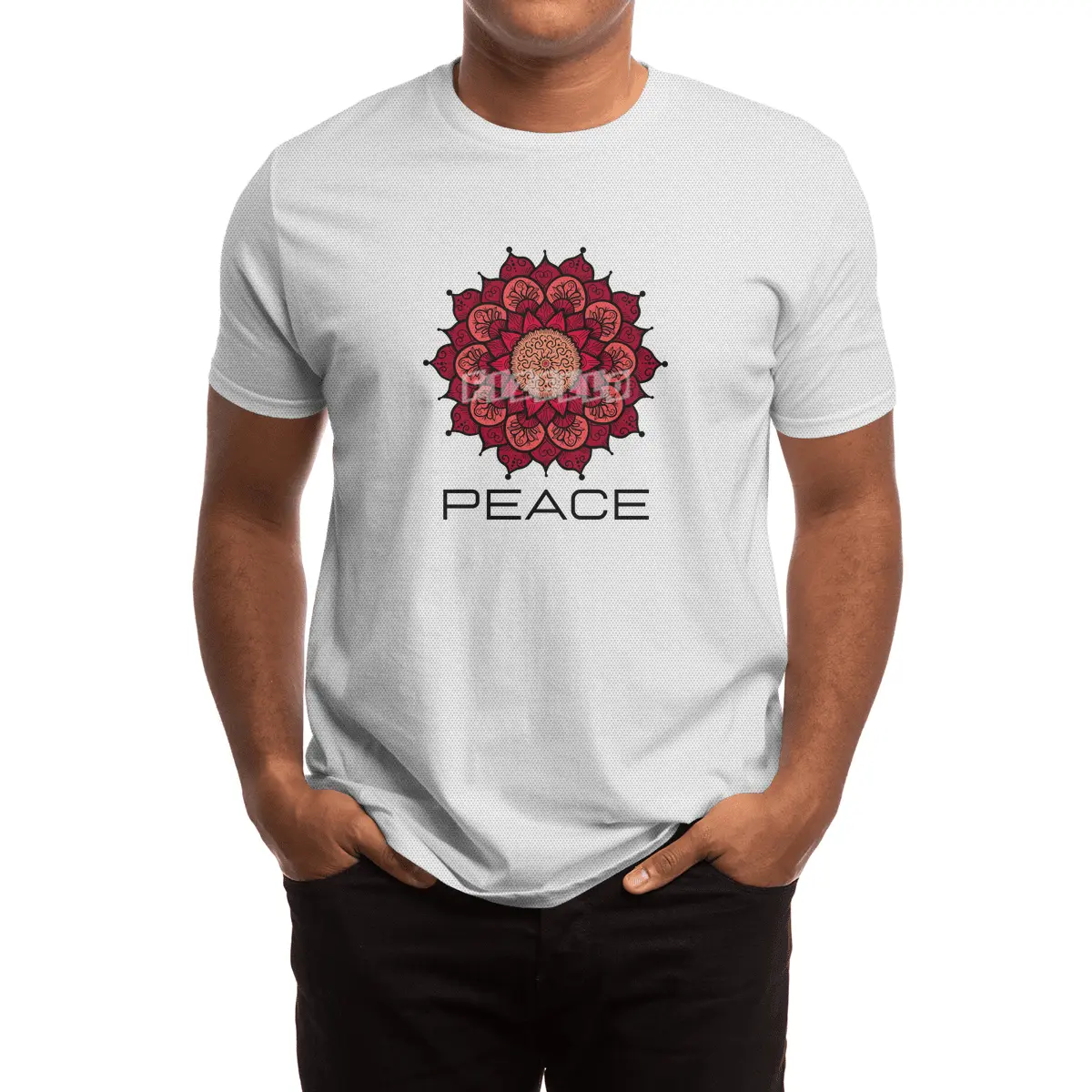 Peace Mandala | Yoga | Pilates | Rave | Floral Spor T-Shirt